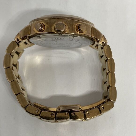 Michael Kors MK5336 Women's Gold Stainless Steel Analog Dial Quartz Watch LB342 - Picture 11 of 12